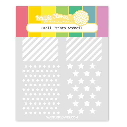 Simon Says Stamp! Waffle Flower SMALL PRINTS Stencil 421104