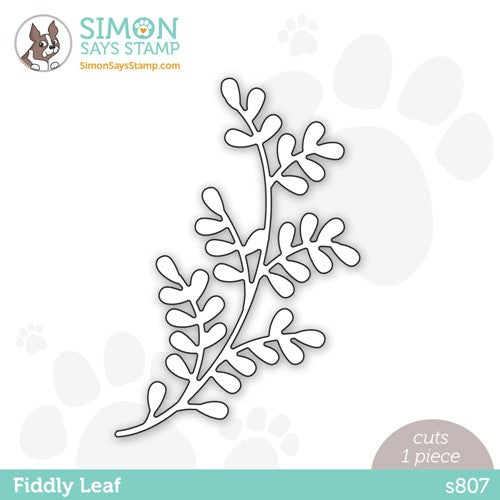 Simon Says Stamp FIDDLY LEAF Wafer Die s807 Cozy Hugs