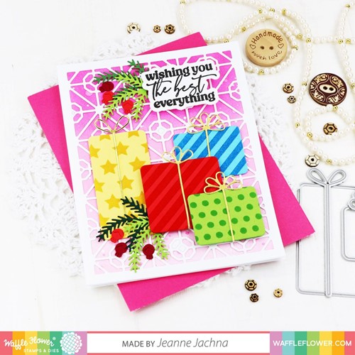 Simon Says Stamp! Waffle Flower LAYERED BOXES Dies 421102