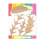 Simon Says Stamp! Waffle Flower WINTER LEAVES Hot Foil Plate 421182