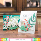 Simon Says Stamp! Waffle Flower WINTER LEAVES Hot Foil Plate 421182