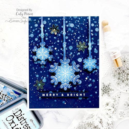 Simon Says Stamp! Simon Says Clear Stamps GLISTENING SNOWFLAKES sss202597c Cozy Hugs | color-code:ALT7
