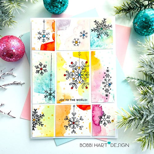 Simon Says Stamp! Simon Says Clear Stamps GLISTENING SNOWFLAKES sss202597c Cozy Hugs