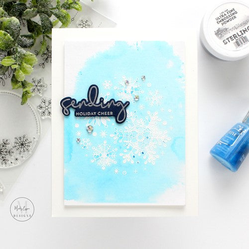 Simon Says Stamp! Simon Says Clear Stamps GLISTENING SNOWFLAKES sss202597c Cozy Hugs