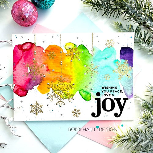 Simon Says Stamp! Simon Says Clear Stamps GLISTENING SNOWFLAKES sss202597c Cozy Hugs