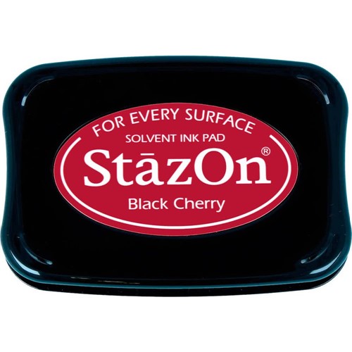 Simon Says Stamp! Tsukineko Stazon BLACK CHERRY Ink Pad sz22