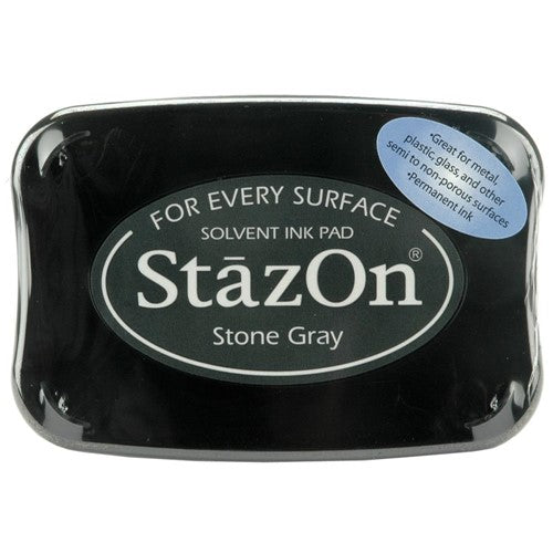 StazOn Solvent Ink Pad Stone Gray
