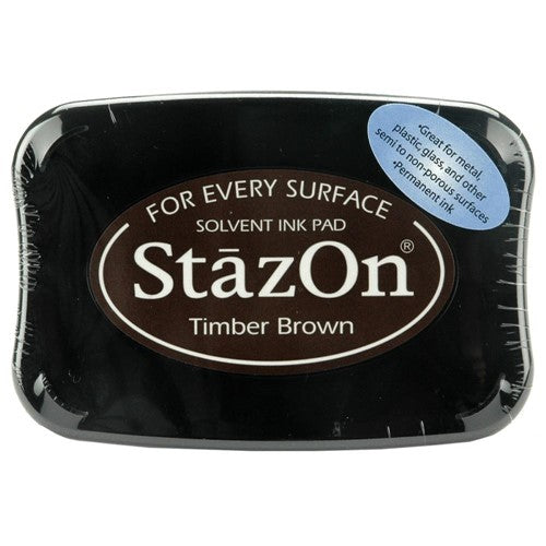 Simon Says Stamp! Tsukineko Stazon TIMBER BROWN Ink Pad sz41