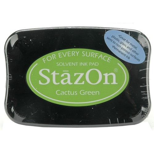 Simon Says Stamp! Tsukineko Stazon CACTUS GREEN Ink Pad sz52
