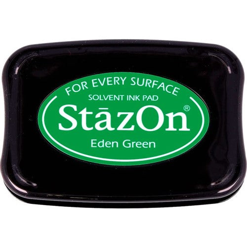 Simon Says Stamp! Tsukineko Stazon EDEN GREEN Ink Pad sz53