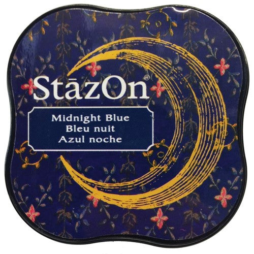 Simon Says Stamp! Tsukineko Stazon MIDI MIDNIGHT BLUE Ink Pad szmid062