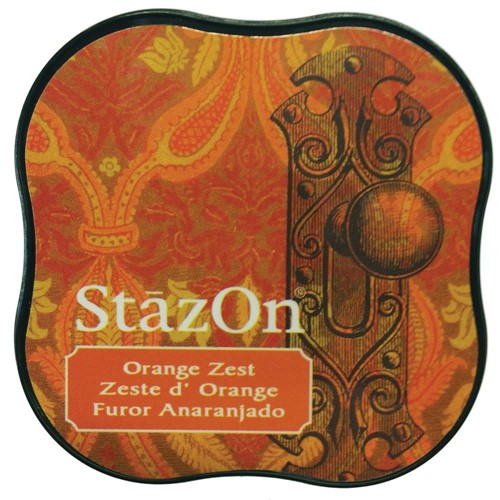 Simon Says Stamp! Tsukineko Stazon MIDI ORANGE ZEST Ink Pad szmid071