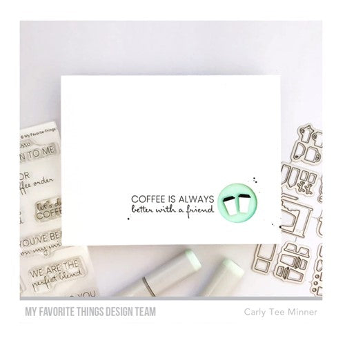 Simon Says Stamp! My Favorite Things COFFEE ORDER Clear Stamps cs720 | color-code:ALT1