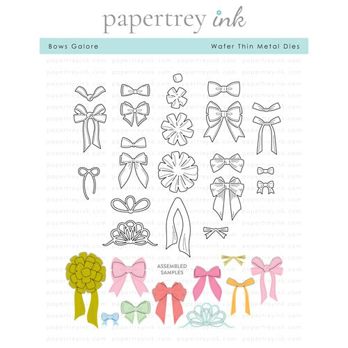 Simon Says Stamp! Papertrey Ink BOWS GALORE Dies PTI-0498