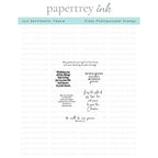 Simon Says Stamp! Papertrey Ink JUST SENTIMENTS PEACE Clear Stamps 1430