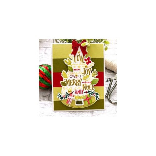 Simon Says Stamp! Papertrey Ink MERRY CHRISTMAS TREE Clear Stamps 1434