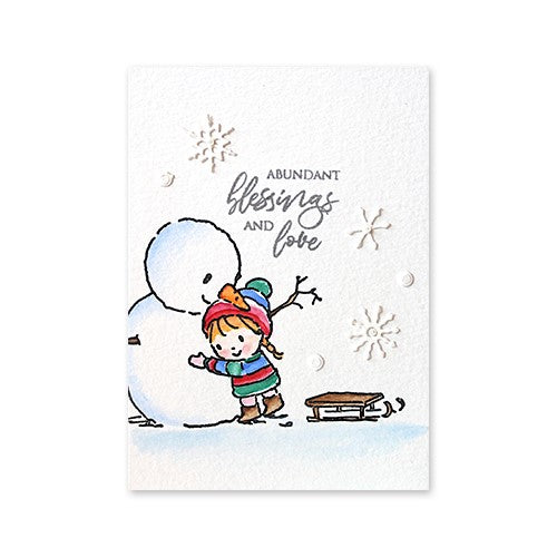 Simon Says Stamp! Penny Black Clear Stamps SNOWMAN HUGS 30-943