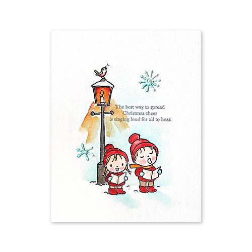 Simon Says Stamp! Penny Black Clear Stamps A CAROLING 30-941