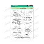 Simon Says Stamp! Penny Black Clear Stamps MEANINGFUL 30-919