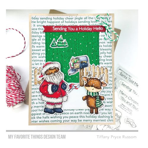 Simon Says Stamp! My Favorite Things CHRISTMAS TEXT 6x6 Inch Paper Pad ep104 | color-code:ALT2