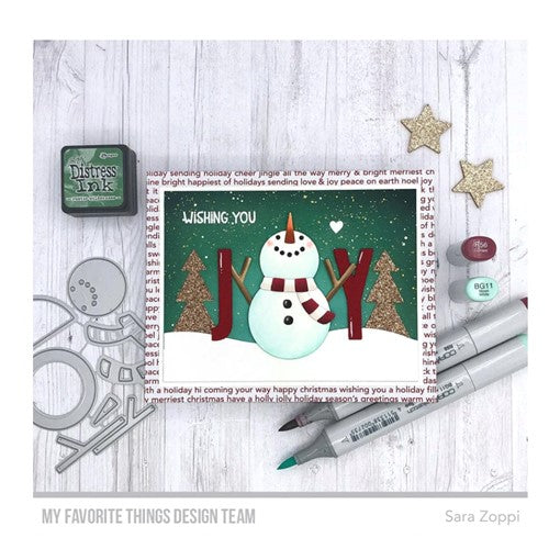 Simon Says Stamp! My Favorite Things CHRISTMAS TEXT 6x6 Inch Paper Pad ep104 | color-code:ALT4