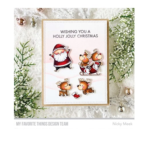 Simon Says Stamp! My Favorite Things HOLLY JOLLY SANTA Clear Stamps yuzu012 | color-code:ALT2