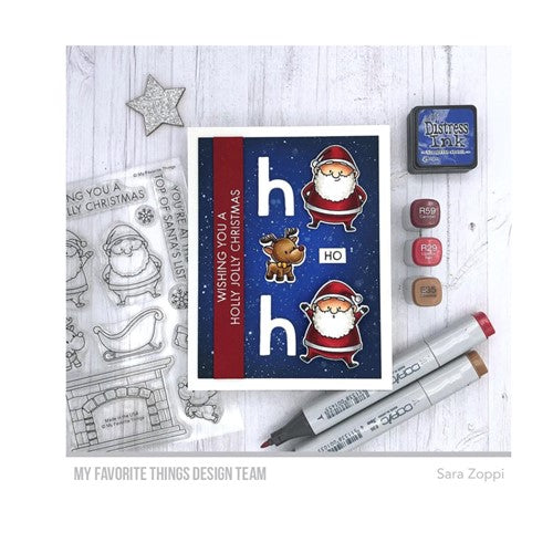 Simon Says Stamp! My Favorite Things HOLLY JOLLY SANTA Clear Stamps yuzu012 | color-code:ALT4