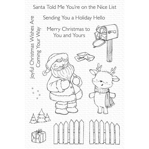 Simon Says Stamp! My Favorite Things HOLIDAY HELLO Clear Stamps sy52