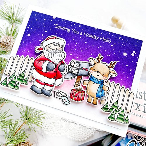 Simon Says Stamp! My Favorite Things HOLIDAY HELLO Clear Stamps sy52 | color-code:ALT5