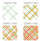 Simon Says Stamp! Concord & 9th PICNIC PLAID TURNABOUT Clear Stamp 11494