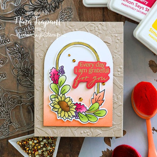 Simon Says Stamp! Simon Says Stamp Stencils FULL OF THANKS BLENDABLE ssst221661c | color-code:ALT0
