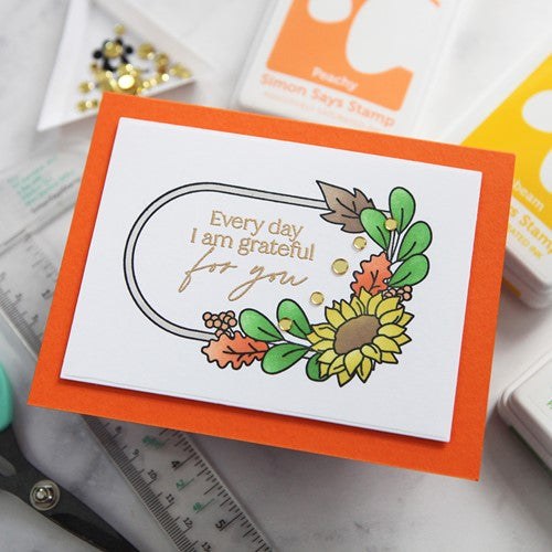 Simon Says Stamp! Simon Says Stamp Stencils FULL OF THANKS BLENDABLE ssst221661c | color-code:ALT4