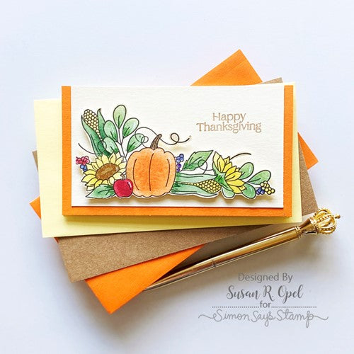 Simon Says Stamp! Simon Says Stamp Stencils FULL OF THANKS BLENDABLE ssst221661c | color-code:ALT5