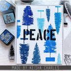 Simon Says Stamp! Tim Holtz Element Stencils CHRISTMAS EST003