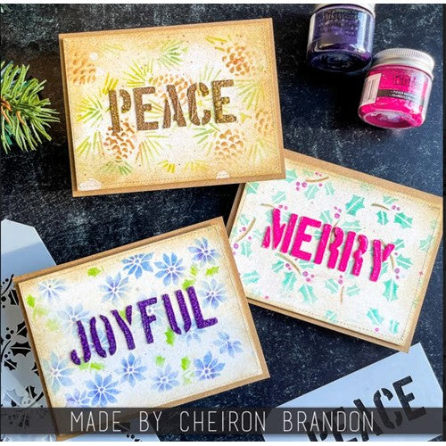 Simon Says Stamp! Tim Holtz Layering Stencil HOLLYBERRY THS165