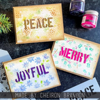 Simon Says Stamp! Tim Holtz Layering Stencil PINECONES THS164