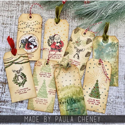 Simon Says Stamp! Tim Holtz Cling Rubber Stamps DARLING CHRISTMAS CMS457