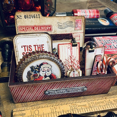 Simon Says Stamp! Tim Holtz Cling Rubber Stamps DARLING CHRISTMAS CMS457 | color-code:ALT5
