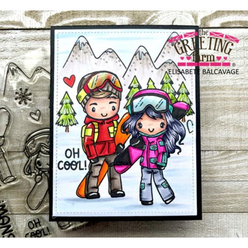 Simon Says Stamp! The Greeting Farm READY SET SNOW Clear Stamps tgf643 | color-code:ALT3