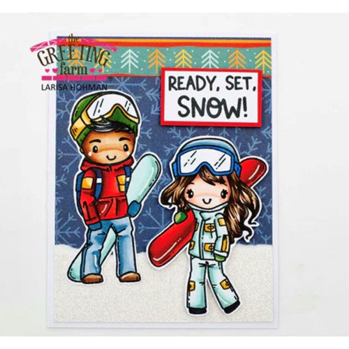 Simon Says Stamp! The Greeting Farm READY SET SNOW Clear Stamps tgf643 | color-code:ALT5