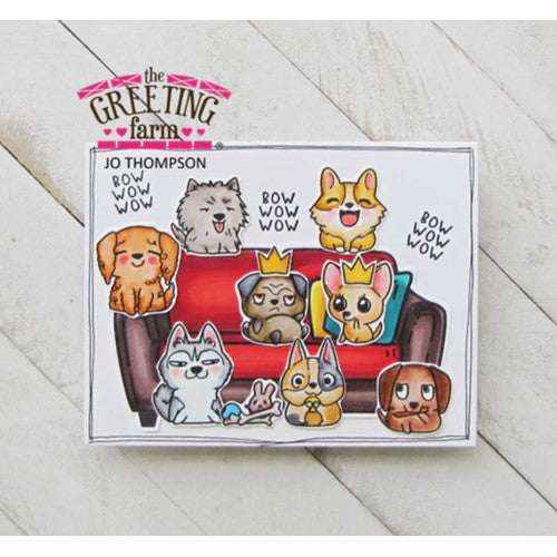 Simon Says Stamp! The Greeting Farm BOW WOW WOW Clear Stamps tgf641 | color-code:ALT4