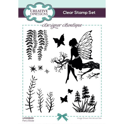 Simon Says Stamp! Creative Expressions FAIRY GLADE Clear Stamps umsdb126