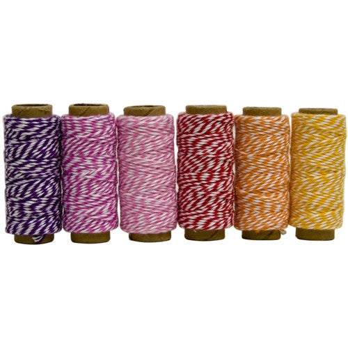Simon Says Stamp! Hemptique SPRING FLING Cotton Baker's Twine Mini Spools 93028
