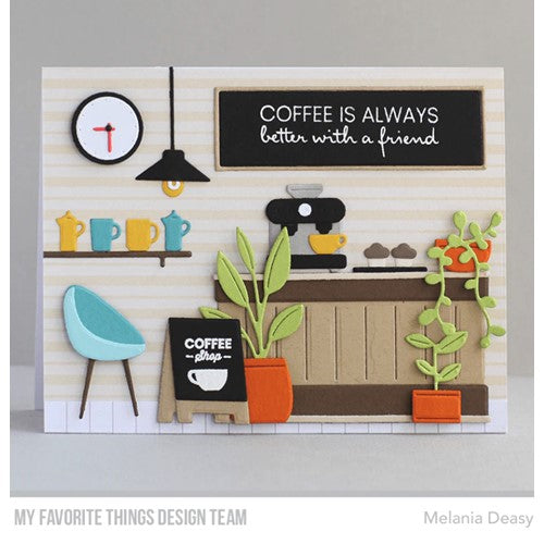 Simon Says Stamp! My Favorite Things COFFEE SHOP Clear Stamps cs734 | color-code:ALT1