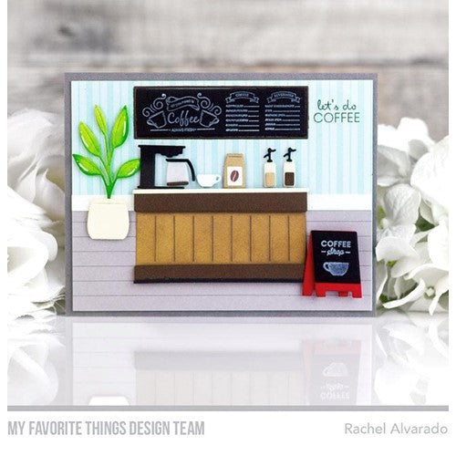 Simon Says Stamp! My Favorite Things COFFEE SHOP Clear Stamps cs734 | color-code:ALT3