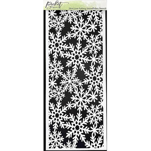 Falling Snowflake Stencil