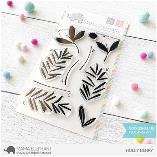 Simon Says Stamp! Mama Elephant Clear Stamps HOLLY BERRY