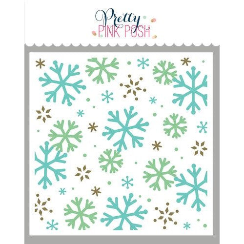 Simon Says Stamp! Pretty Pink Posh LAYERED SNOWFLAKES Stencils