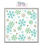 Simon Says Stamp! Pretty Pink Posh LAYERED SNOWFLAKES Stencils