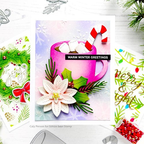 Simon Says Stamp! Pretty Pink Posh LAYERED SNOWFLAKES Stencils | color-code:ALT2